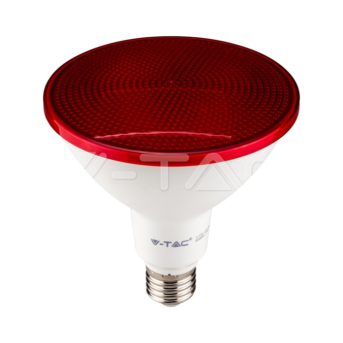 E27 17W(1300Lm) LED-lampa, PAR38, V-TAC, röd