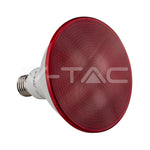 E27 17W(1300Lm) LED-lampa, PAR38, V-TAC, röd
