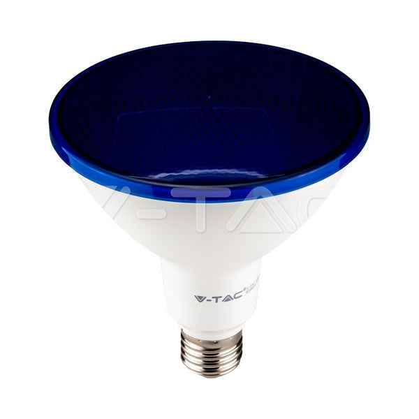 Светодиодная лампа E27 17W(1300Lm), PAR38, V-TAC, голубая