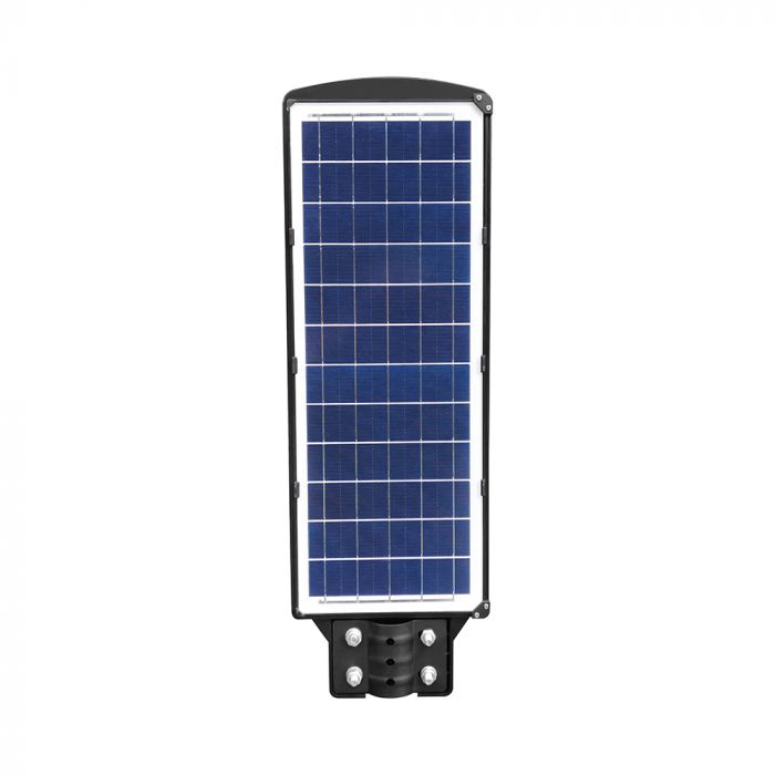 12W (1200Lm) LED päikesepaneelide tänavavalgustus, V-TAC, IP65, must, jaheda valge valgus 6000K