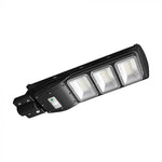 12W (1200Lm) LED päikesepaneelide tänavavalgustus, V-TAC, IP65, must, jaheda valge valgus 6000K