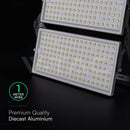 500W(67500Lm) LED CREE prožektors, V-TAC, IP65, melns, auksti balta gaisma 6500K