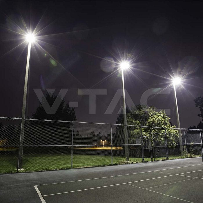 500W(67500Lm) LED CREE prožektors, V-TAC, IP65, melns, auksti balta gaisma 6500K