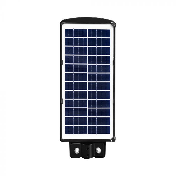 8W (1000Lm) LED päikesepaneelide tänavavalgusti, V-TAC, IP65, must, jaheda valge valgus 6000K