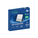 100W(18500Lm) LED prožektors, V-TAC VT-44105, CREE SMD, 185Lm/W, IP65, IK05, melns, 256x42x229mm, 1m kabelis, 115°, 6 gadu garantija, neitrāli balta gaisma 4000K
