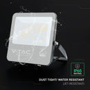 100W(18500Lm) LED prožektors, V-TAC VT-44105, CREE SMD, 185Lm/W, IP65, IK05, melns, 256x42x229mm, 1m kabelis, 115°, 6 gadu garantija, neitrāli balta gaisma 4000K