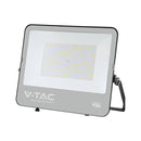 200W(37000Lm) LED prožektors, V-TAC VT-44205, CREE SMD, 185Lm/W, IP65, IK05, melns, 406x47x333mm, 1m kabelis, 115°, 6 gadu garantija, neitrāli balta gaisma 4000K