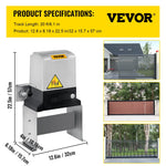 VEVOR bīdāmo vārtu automātiskais atvērējs AC600, līdz 600 kg slodze, 13 m/min ātrums, komplektā 2 tālvadības pultis, pamata modelis