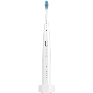 AENO SMART Sonic elektriskā zobu birste, DB1S: Balta, 4 režīmi + 8 viedās funkcijas, bezvadu uzlāde, 46000 apgr./min, 90 dienas bez uzlādes, IPX7