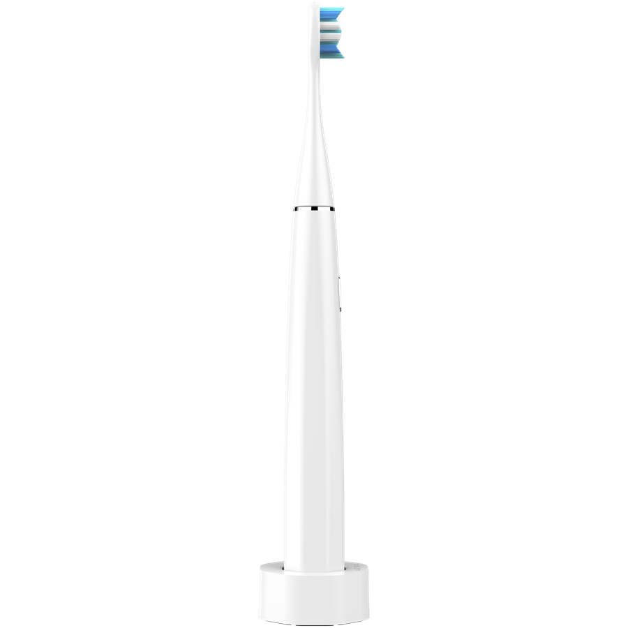 AENO SMART Sonic elektriskā zobu birste, DB1S: Balta, 4 režīmi + 8 viedās funkcijas, bezvadu uzlāde, 46000 apgr./min, 90 dienas bez uzlādes, IPX7