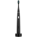 AENO SMART Sonic elektriskā zobu birste, DB2S: Melna, 4 režīmi + 8 viedās funkcijas, bezvadu uzlāde, 46 000 apgriezieni minūtē, 90 dienas bez uzlādes, IPX7