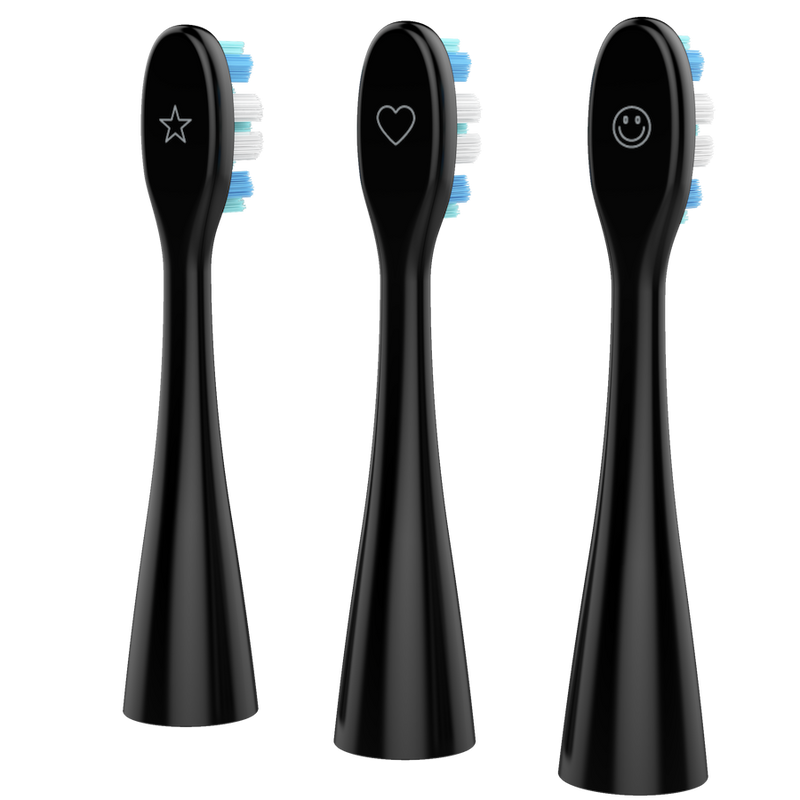 AENO SMART Sonic elektriskā zobu birste, DB2S: Melna, 4 režīmi + 8 viedās funkcijas, bezvadu uzlāde, 46 000 apgriezieni minūtē, 90 dienas bez uzlādes, IPX7
