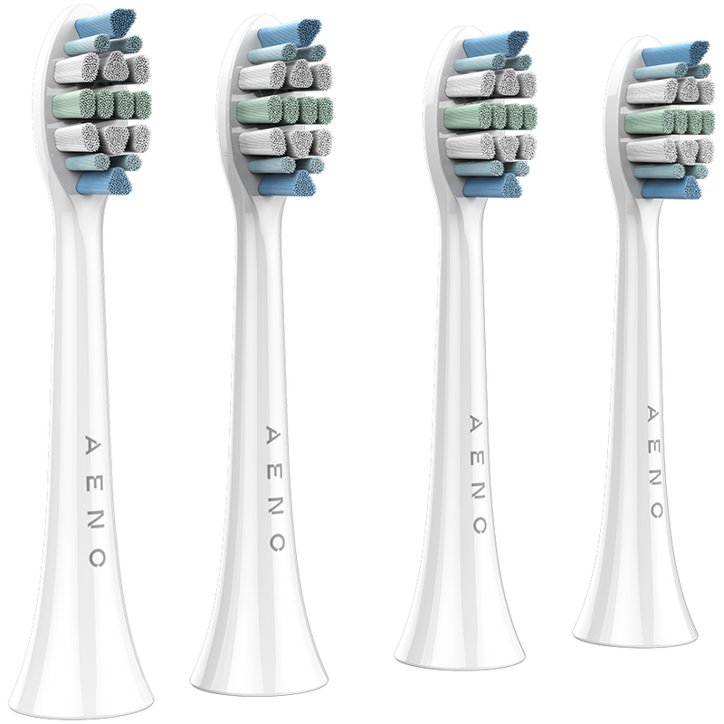 AENO Sonic elektriskā zobu birste, DB3: Balta, 9 režīmi, ar 3D pieskārienu, bezvadu uzlāde, 46 000 apgriezieni minūtē, 40 dienas bez uzlādes, IPX7