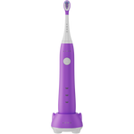 AENO bērnu elektriskā zobu birste DB9, violeta, 19 200 apgr./min, 3 režīmi, spiediena sensors, bezvadu uzlāde, 3 uzgaļi, IPX7