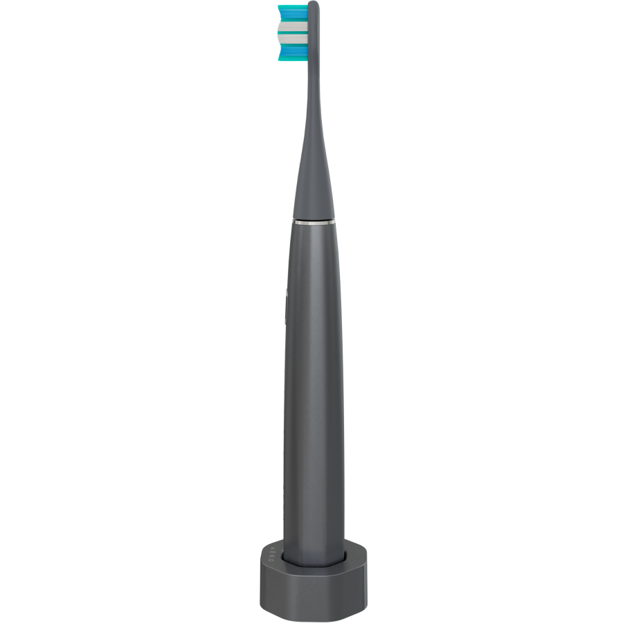 AENO elektriskā zobu birste DB10G, pelēka, 48 600 apgr./min, 5 režīmi, 1400 mAh – līdz 90 dienām bez uzlādes, IPX7, 3 uzgaļi