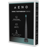 AENO elektriskā zobu birste DB10G, pelēka, 48 600 apgr./min, 5 režīmi, 1400 mAh – līdz 90 dienām bez uzlādes, IPX7, 3 uzgaļi