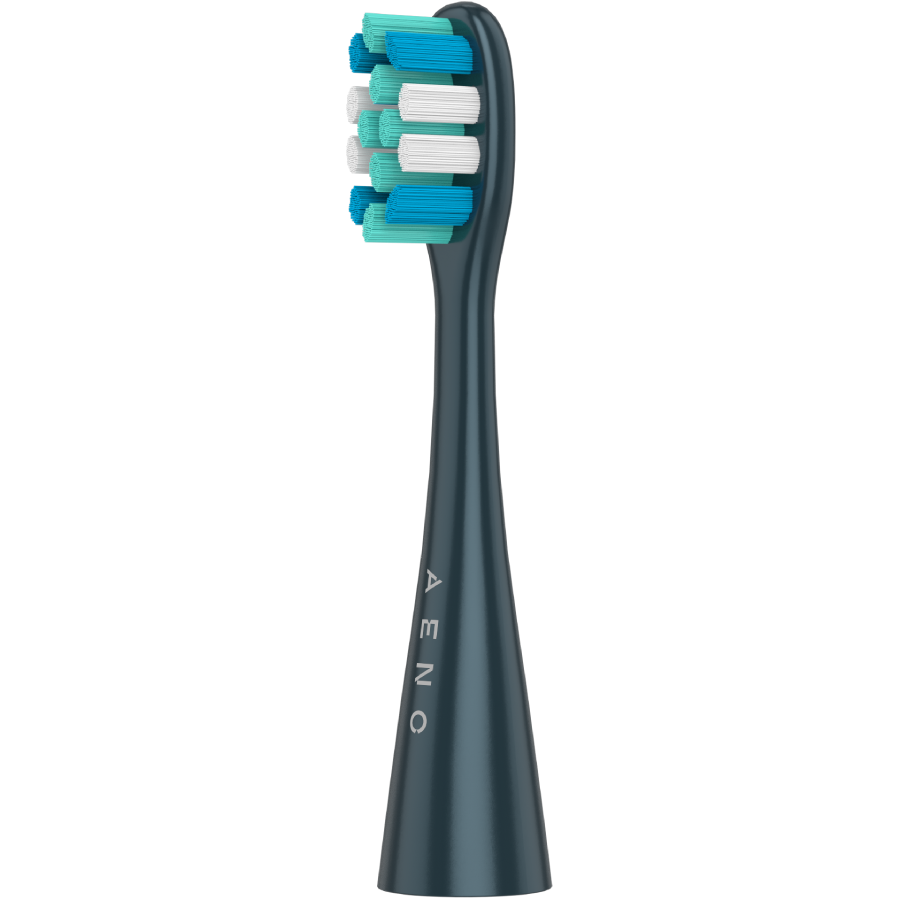 AENO elektriskā zobu birste, tumši zila, ar 3 uzgaļiem, 1400 mAh, režīmi Soft, Clean, Massage, White un Sweep