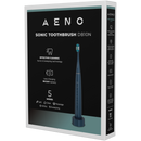 AENO elektriskā zobu birste, tumši zila, ar 3 uzgaļiem, 1400 mAh, režīmi Soft, Clean, Massage, White un Sweep