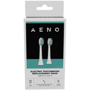 AENO nomaiņas zobu birstes galviņas, baltas, Dupont sari, 2 gab. komplektā (piemērotas ADB0003/ADB0005 un ADB0004/ADB0006 modeļiem)