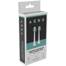 AENO nomaiņas zobu birstes galviņas, baltas, Dupont sari, 2 gab. komplektā (piemērotas ADB0003/ADB0005 un ADB0004/ADB0006 modeļiem)