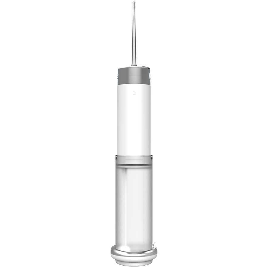 AENO zobu irigators DI2, 5 režīmi, līdz 140 PSI, 1900 impulsi/min, 360° sprausla, IPX7, līdz 100 dienām bez uzlādes, 3 sprauslas