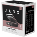 AENO elektriskais grils EG2, 2000 W, temperatūras regulēšana, 180° atvēršanas leņķis, 290 x 234 mm plāksnes