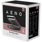 AENO elektriskais grils EG2, 2000 W, temperatūras regulēšana, 180° atvēršanas leņķis, 290 x 234 mm plāksnes