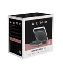 AENO Elektriskais grils EG5: 2000W, 2 sild. režīmi - apakšējais grils, abi grili, 6 iepriekš sagatavotas programmas, atsaldēšana noņemamas divpusējās plāksnes, plāksnes izmērs 320*220 mm.