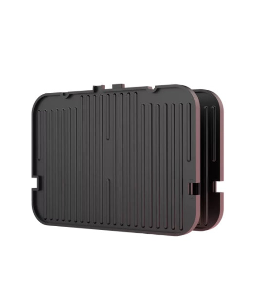 AENO Elektriskais grils EG5: 2000W, 2 sild. režīmi - apakšējais grils, abi grili, 6 iepriekš sagatavotas programmas, atsaldēšana noņemamas divpusējās plāksnes, plāksnes izmērs 320*220 mm.