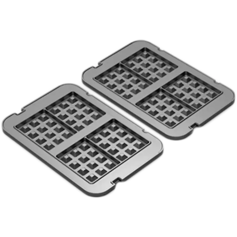 AENO vafeļu plākšņu komplekts AEG0001/AEG0005 elektriskajam grilam, nepiedegošs pārklājums, 290 × 234 mm, 2 gab.