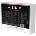 AENO vafeļu plākšņu komplekts AEG0001/AEG0005 elektriskajam grilam, nepiedegošs pārklājums, 290 × 234 mm, 2 gab.