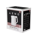 AENO Elektriskā tējkanna EK2: 1850-2200W, 1.5L, Strix, Dubultās sienas, Neuzsildāms korpuss, Automātiskā izslēgšanās, Sausas tvertnes aizsardzība