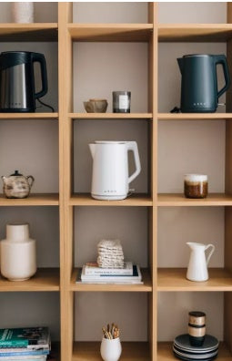 AENO Elektriskā tējkanna EK2: 1850-2200W, 1.5L, Strix, Dubultās sienas, Neuzsildāms korpuss, Automātiskā izslēgšanās, Sausas tvertnes aizsardzība