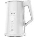 AENO elektriskā tējkanna EK8S Smart: 1850–2200 W, 1,7 L, Strix, dubultsienu korpuss, temperatūras kontrole, uzturēšanas funkcija, vadība caur Wi-Fi, LED displejs, nesakarstošs korpuss, automātiska izslēgšanās, aizsardzība pret darbību bez ūdens