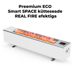 AENO FH1S Premium Space Fire sildītājs, 2000 W, Wi-Fi, balts