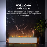 AENO FH1S Premium Space Fire sildītājs, 2000 W, Wi-Fi, balts