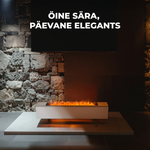 AENO FH1S Premium Space Fire sildītājs, 2000 W, Wi-Fi, balts
