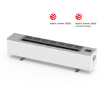 AENO FH1S Premium Space Fire sildītājs, 2000 W, Wi-Fi, balts