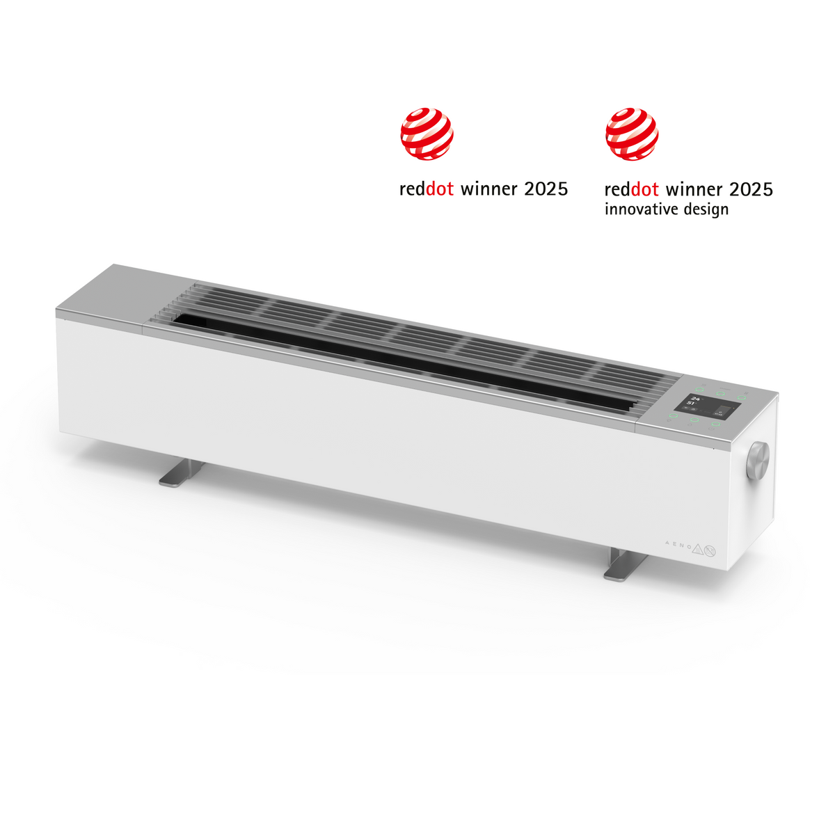 AENO FH1S Premium Space Fire sildītājs, 2000 W, Wi-Fi, balts