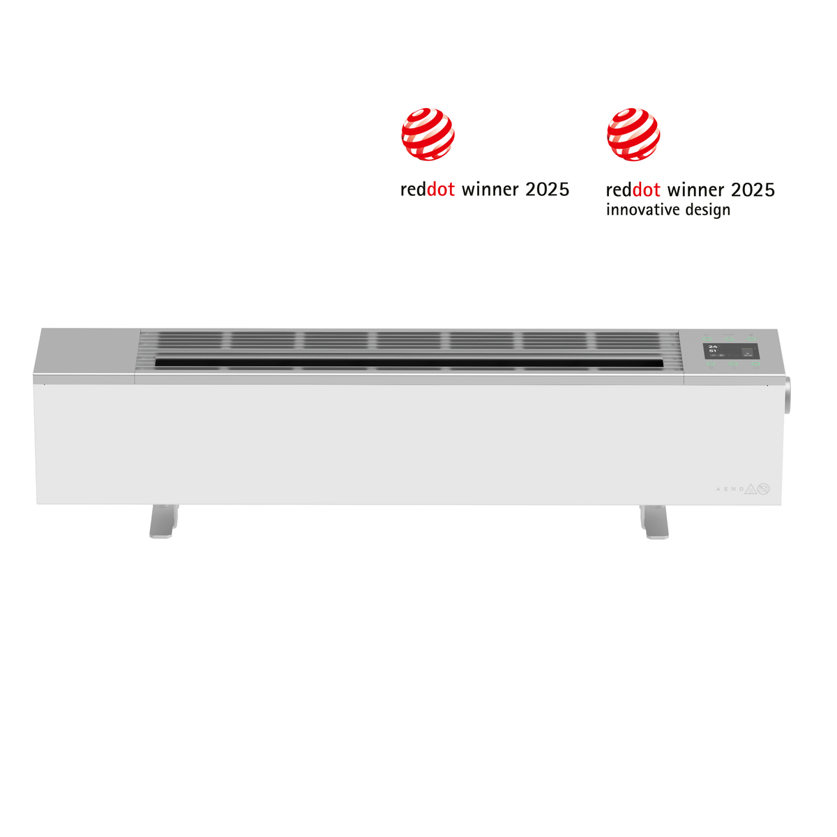 AENO FH1S Premium Space Fire sildītājs, 2000 W, Wi-Fi, balts