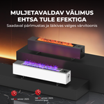 AENO FH1S Premium Space Fire sildītājs, 2000 W, Wi-Fi, balts