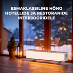 AENO FH1S Premium Space Fire sildītājs, 2000 W, Wi-Fi, balts