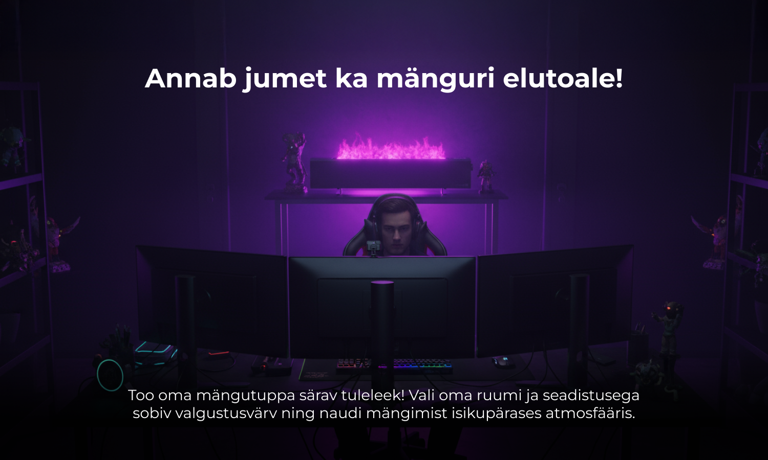 AENO FH2S Premium Space Fire viedais sildītājs, 2000 W, melns