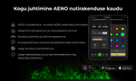 AENO FH2S Premium Space Fire viedais sildītājs, 2000 W, melns