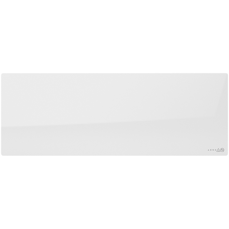AENO Premium Eco Smart Heater, 700 W, rūdīts stikls, infrasarkanā + konvekcijas apkures tips, LED displejs, kontaktdakšas tips: Eiropa (E/F tips), BALTS