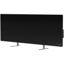 AENO Premium Eco Smart Heater, 700 W, rūdīts stikls, infrasarkanā + konvekcijas apkures tips, LED displejs, kontaktdakšas tips: Eiropa (E/F tips), MELNS