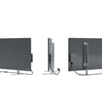 AENO Premium Eco Smart AGH0005S viedais infrasarkanais sildītājs, 700 W, Wi-Fi, LED displejs, IP44, pelēks