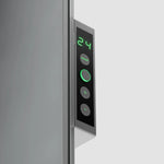 AENO Premium Eco Smart AGH0005S viedais infrasarkanais sildītājs, 700 W, Wi-Fi, LED displejs, IP44, pelēks