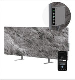 AENO Premium Eco Smart Heater GH6S AGH0006S viedais infrasarkanais sildītājs, 700 W, Wi-Fi, LED displejs, Antique Marble Limited Edition