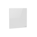 AENO Premium Eco Smart Quadro sienas sildītājs, 500 W, 50x50 cm, rūdīta stikla panelis, infrasarkanā + konvekcijas sildīšana, LED displejs, Eiropas kontaktdakša (E/F tips), balts